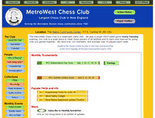 Tablet Screenshot of metrowestchess.org